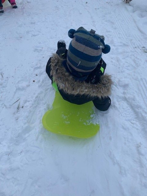 Beskyttet: Malmen koser seg i snøen :)